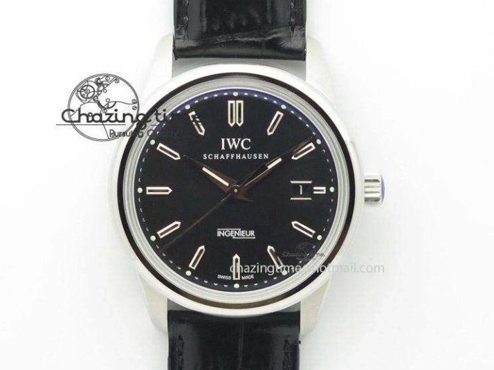 MIROTIME 0419 MARK XVIII Le Petit Prince IW327004 SS FKF 1:1 Best Edition Blue Dial On Brown Leather Strap Trendsetting 7117